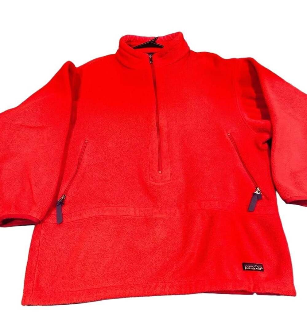 Patagonia Vintage Synchilla Marsupial Fleece Pullover Jacket Size medium/Large M